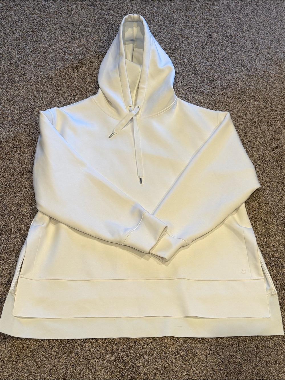 Calia Women’s XL Cream Oversized Scuba Hoodie